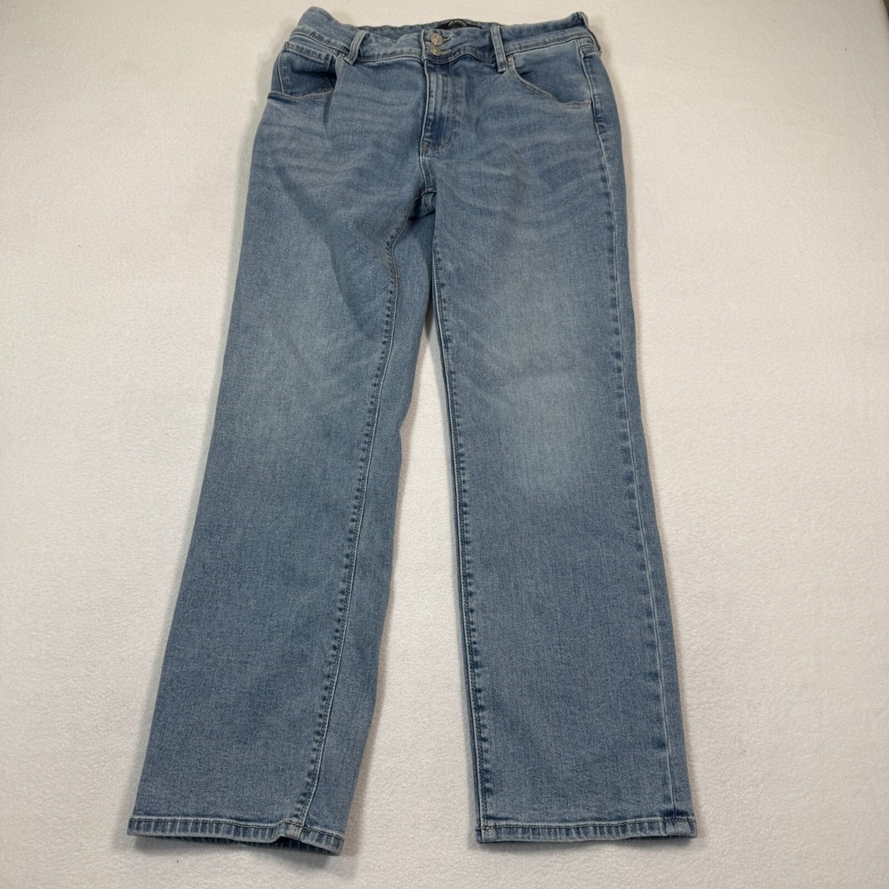 Hudson Women's‎ Blue Denim Jeans Bootcut 8 Rise Made In USA Flap Pockets